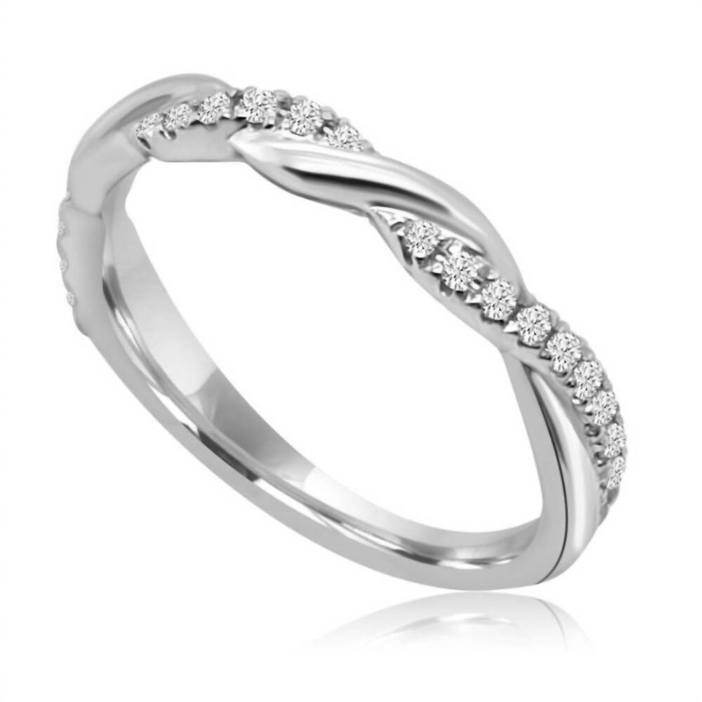 NEW STARLETTE women's maria stackable ring in silver